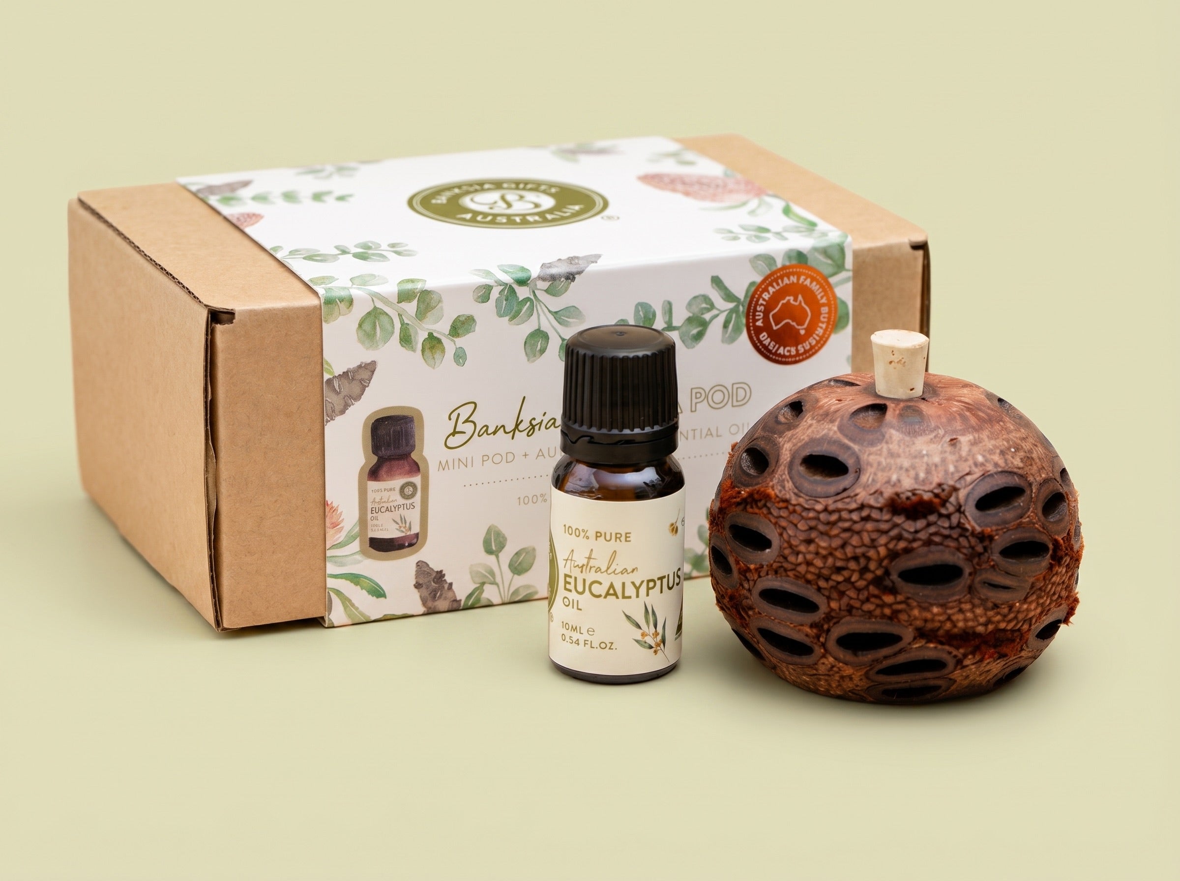 Mini Banksia Pod Gift Set | Eucalyptus Oil | Australian Made